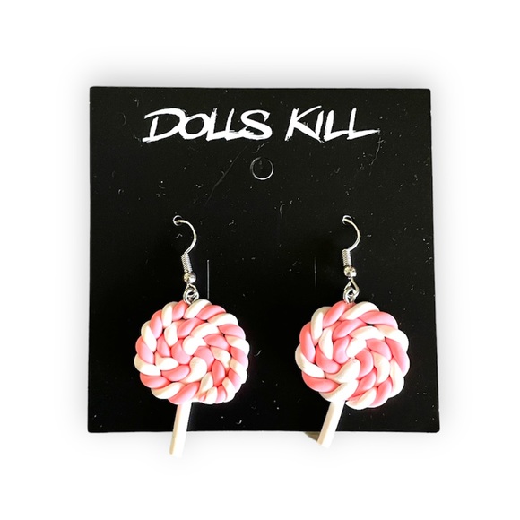 • Cute Lollipop Earrings • - Picture 3 of 7